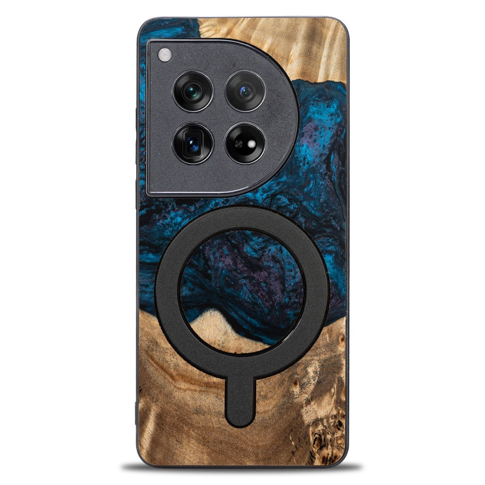 Holzhülle für OnePlus 12, Bewood Unique Planets Neptun für MagSafe
