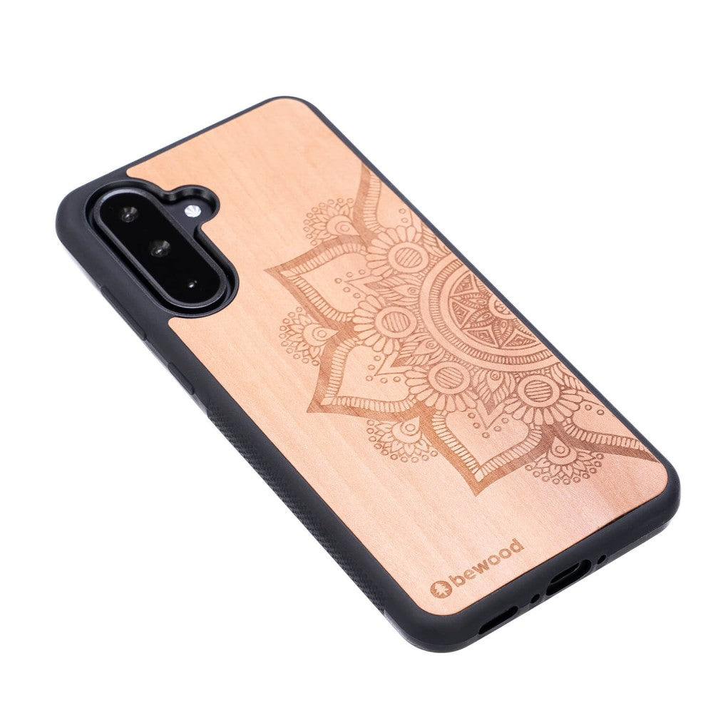 Holzhülle für Galaxy A56 5G, Bewood Apfelbaum Mandala