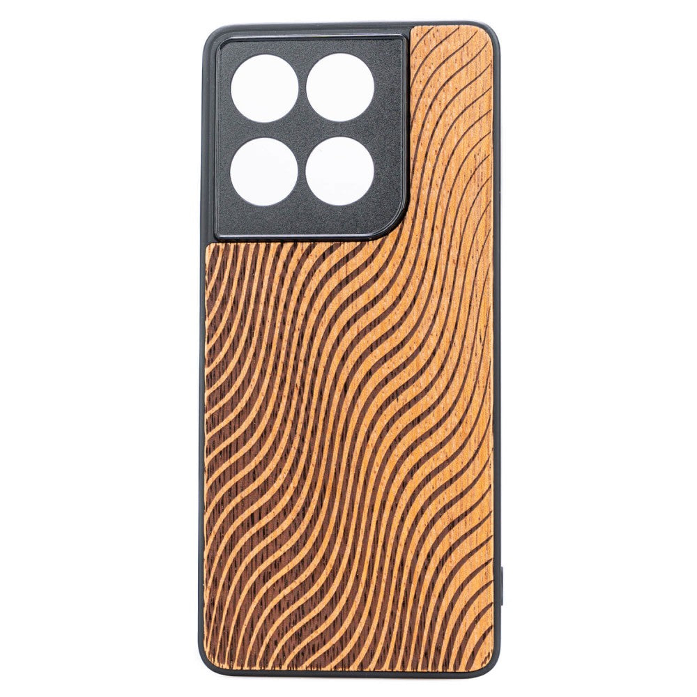 Holzhülle für Motorola Edge 60 Fusion / Motorola Edge 60, Bewood Merbauwellen