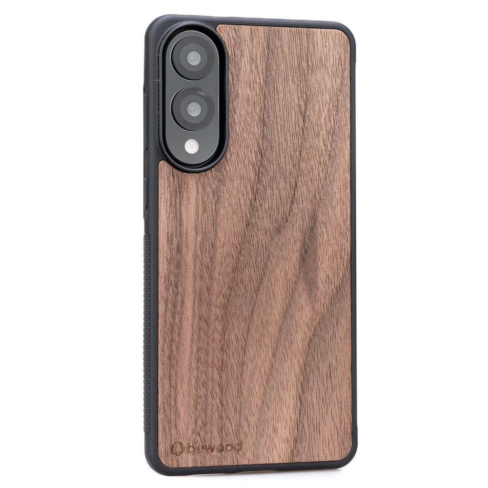 Holzhülle für Galaxy S25 Edge, Bewood Amerikanischer Nussbaum