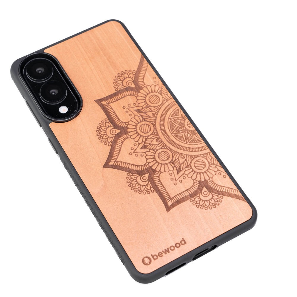 Holzhülle für Galaxy S25 Edge, Bewood Apfelbaum Mandala