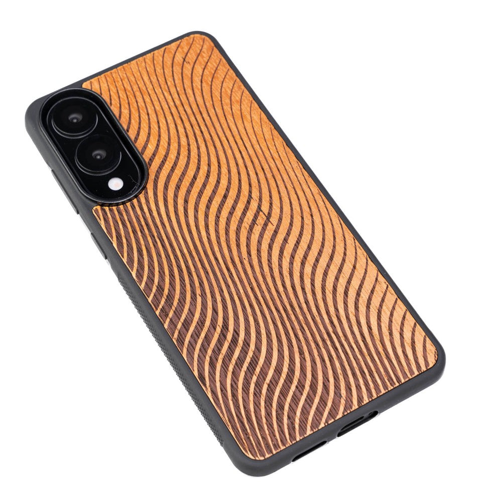 Holzhülle für Galaxy S25 Edge, Bewood Merbauwellen