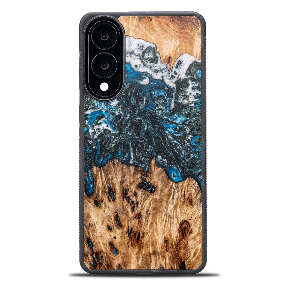 Holzhülle für Galaxy S25 Edge, Bewood Unique Planets Erde