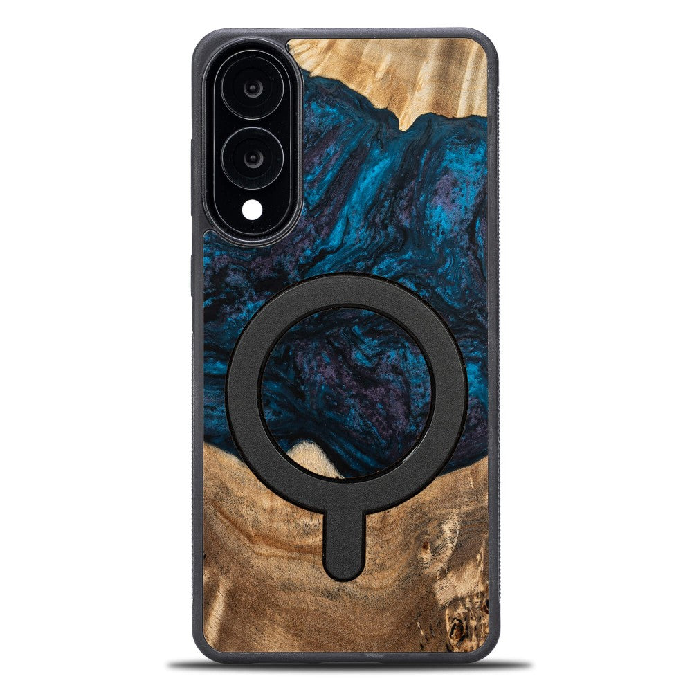 Holzhülle für Galaxy S25 Edge, Bewood Unique Planets Neptun für MagSafe