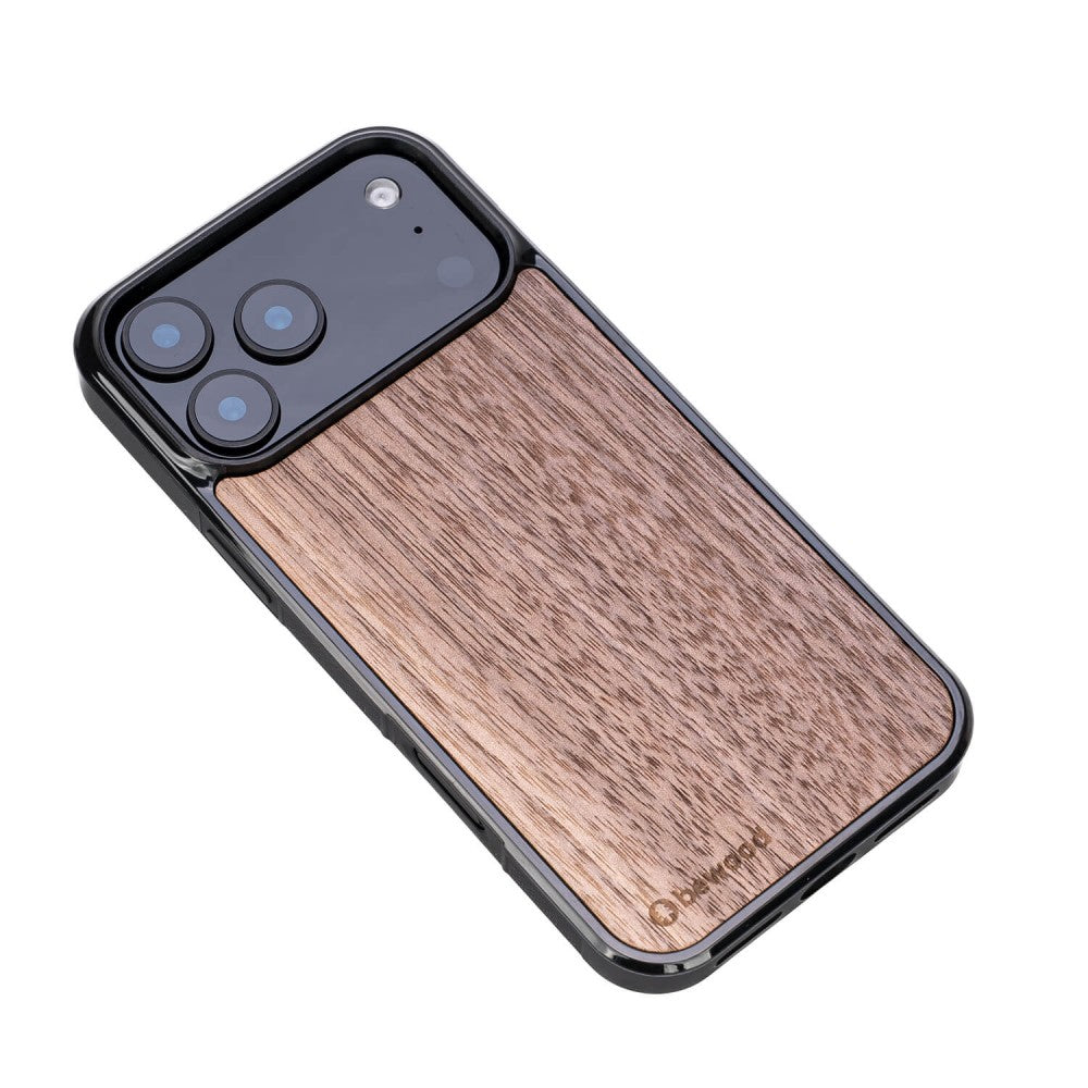 Holzhülle für iPhone 17 Pro Max, Bewood Amerikanischer Nussbaum