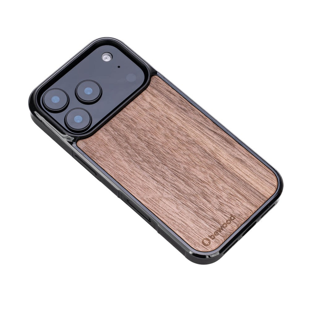 Holzhülle für iPhone 17 Pro, Bewood Amerikanischer Nussbaum