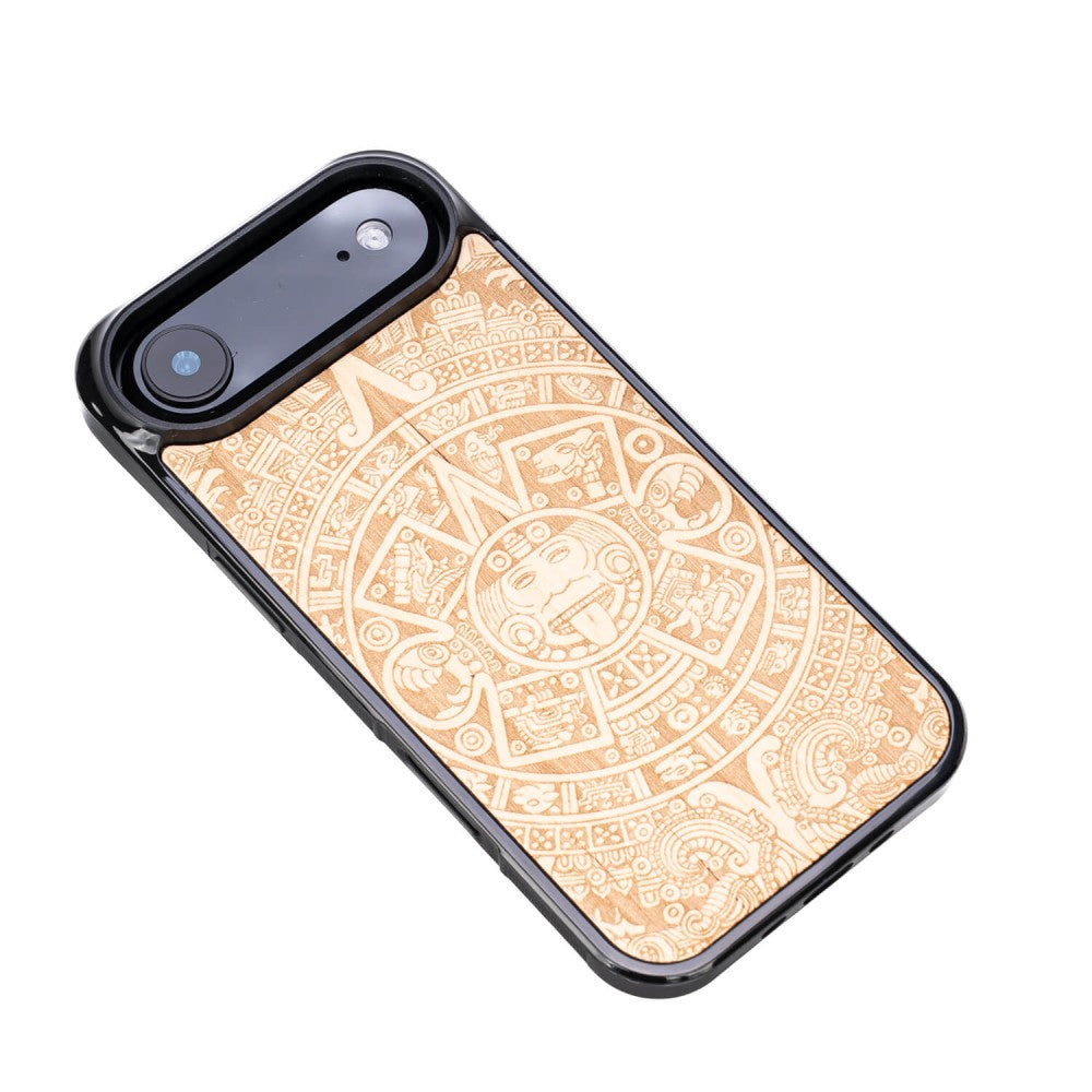 Holzhülle für iPhone Air, Bewood Aniegre Aztekischer Kalender