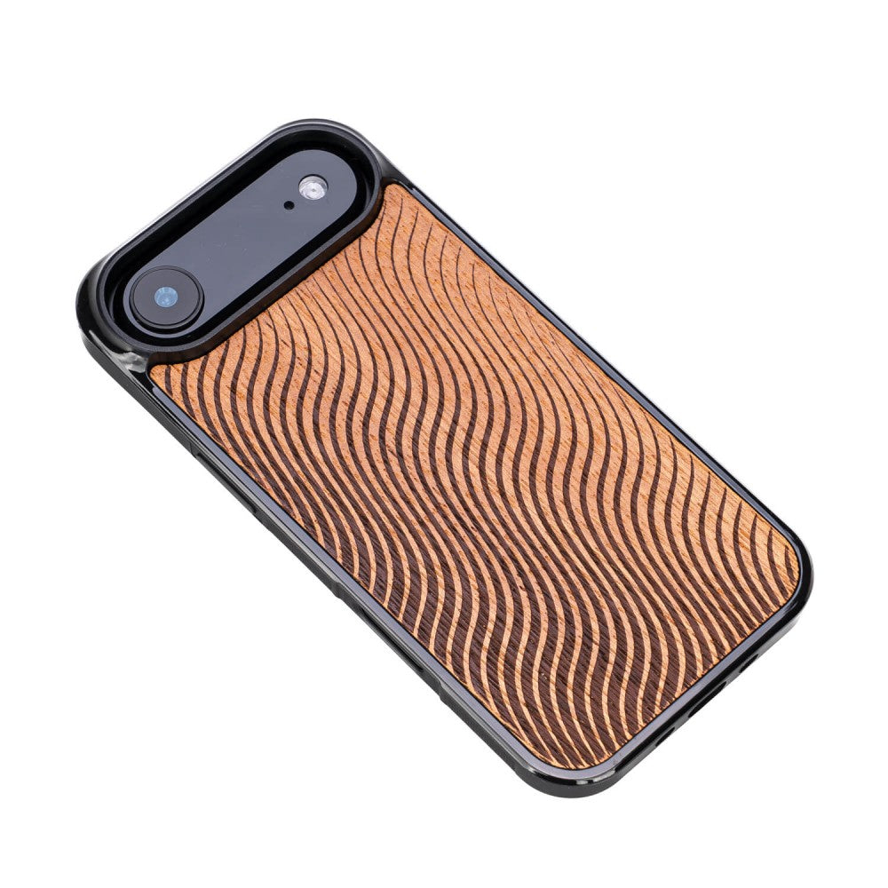 Holzhülle für iPhone Air, Bewood Merbauwellen