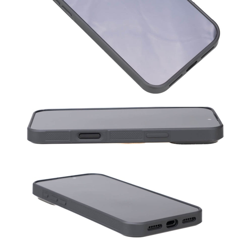 Holzhülle für iPhone 17 Pro Max, Bewood Unique Turquoise für MagSafe