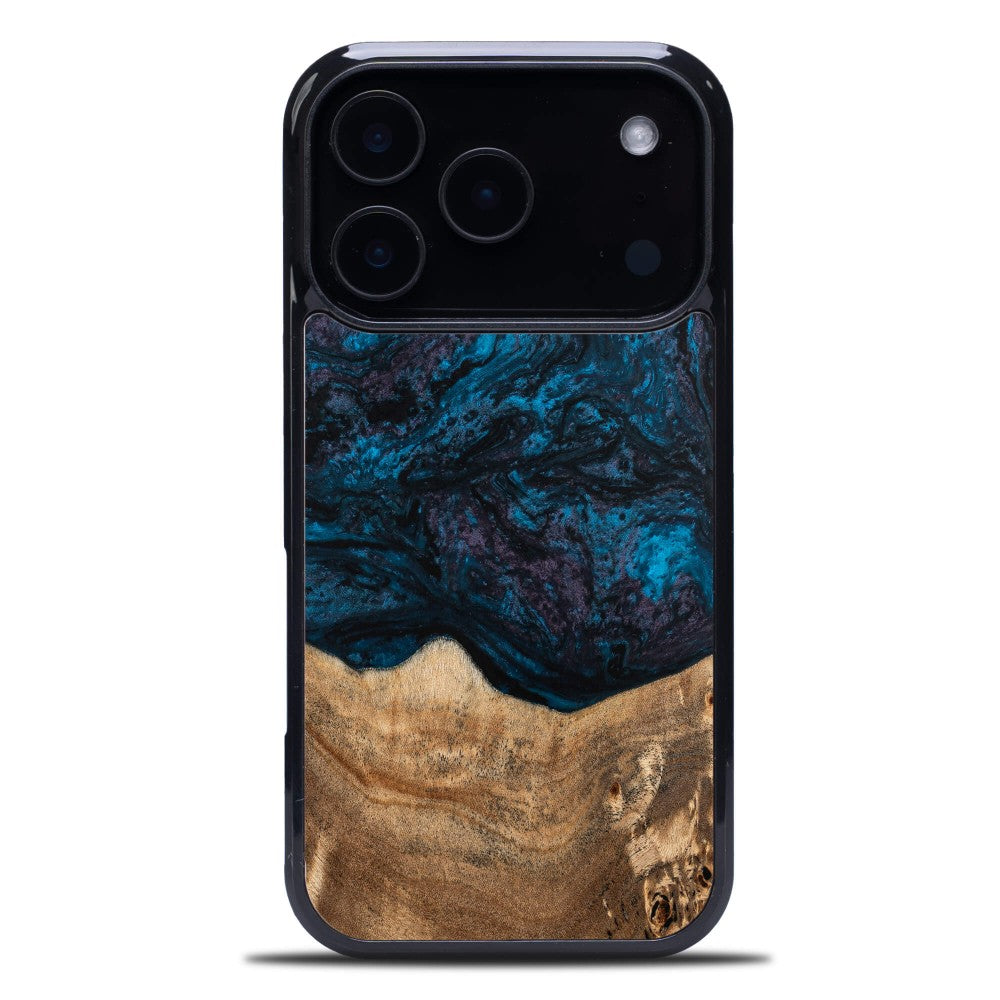 Holzhülle für iPhone 17 Pro, Bewood Unique Planets Neptun