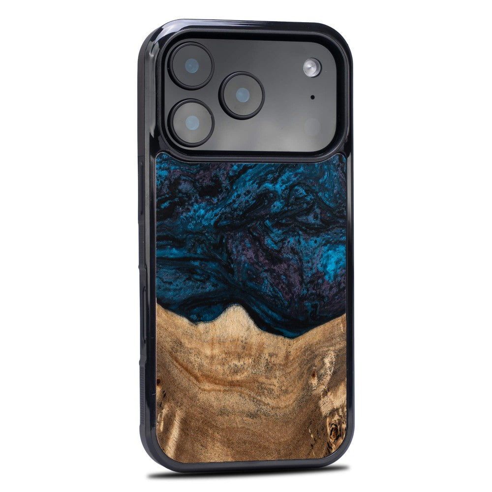 Holzhülle für iPhone 17 Pro, Bewood Unique Planets Neptun