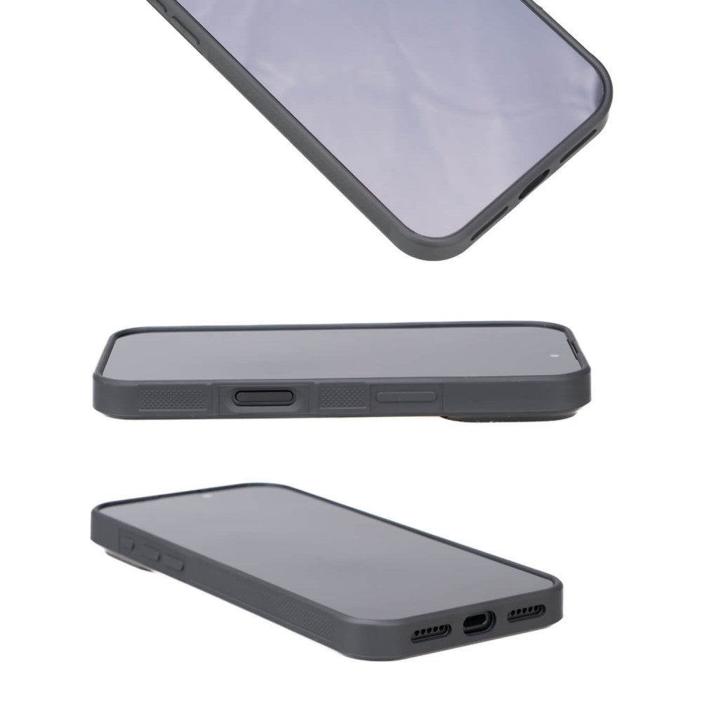 Holzhülle für iPhone 17 Pro, Bewood Unique Neons Vegas für MagSafe