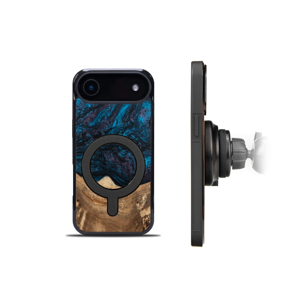Holzhülle für iPhone Air, Bewood Unique Planets Neptun für MagSafe