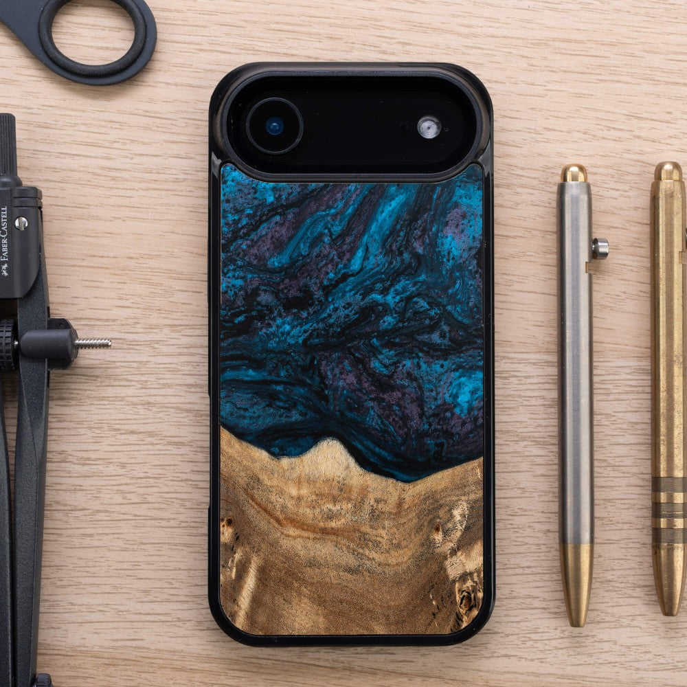 Holzhülle für iPhone Air, Bewood Unique Planets Neptun