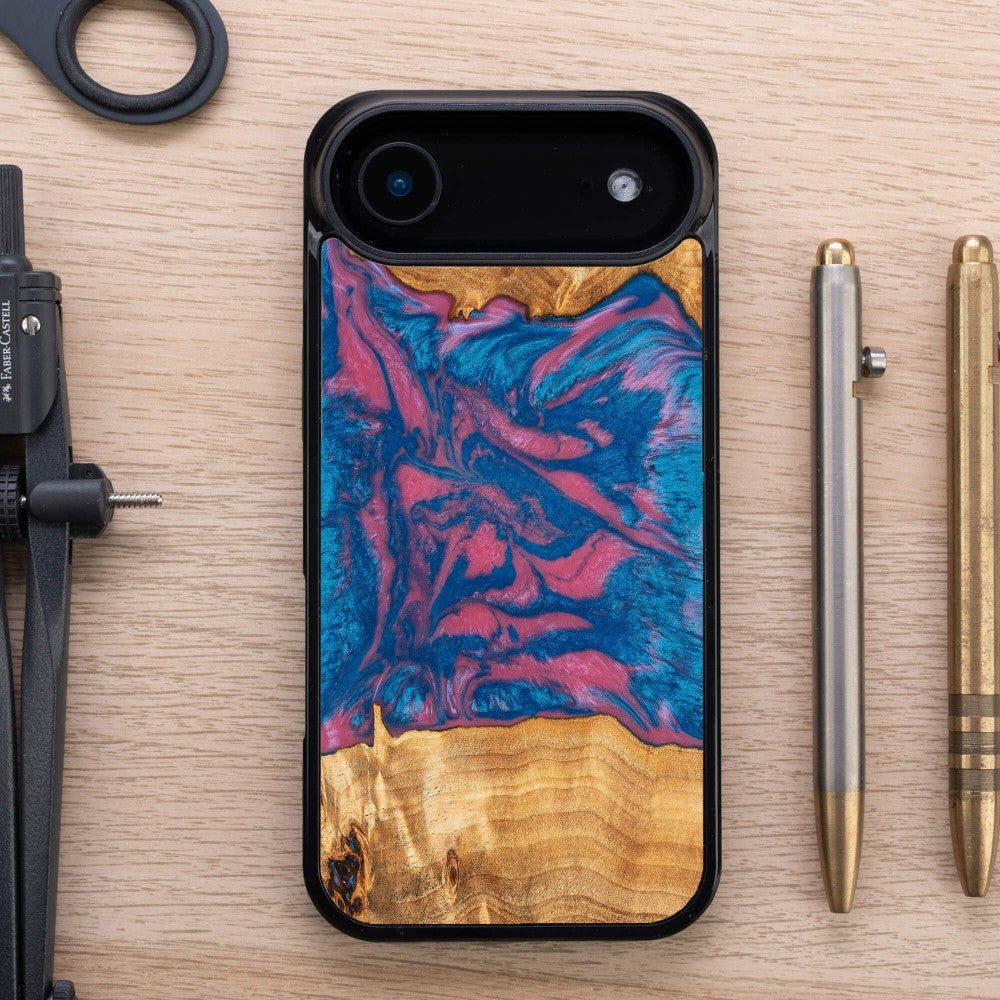 Holzhülle für iPhone Air, Bewood Unique Neons Vegas