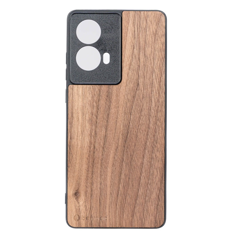 Holzhülle für Motorola Moto G85 5G, Bewood Amerikanischer Nussbaum
