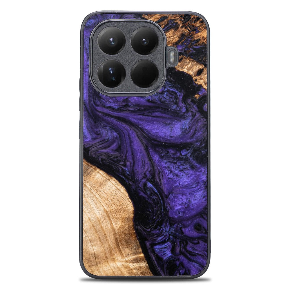 Holzhülle für Xiaomi 15T Pro, Bewood Unique Violet