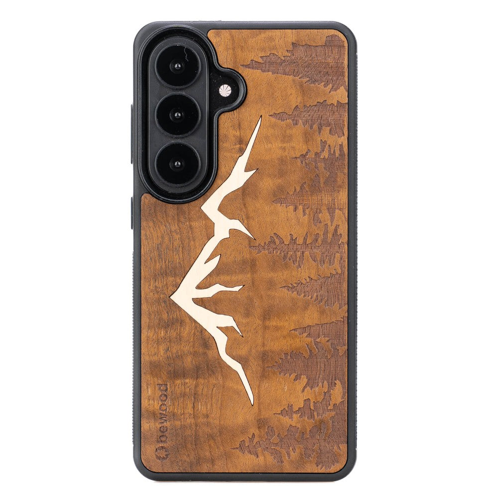 Holzhülle für Galaxy S26, Bewood Imbuia-Gebirge