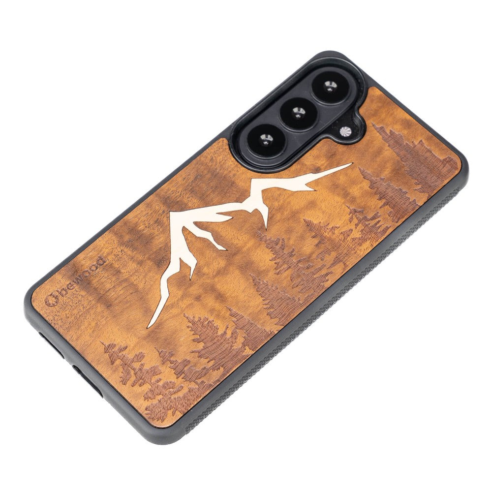 Holzhülle für Galaxy S26, Bewood Imbuia-Gebirge