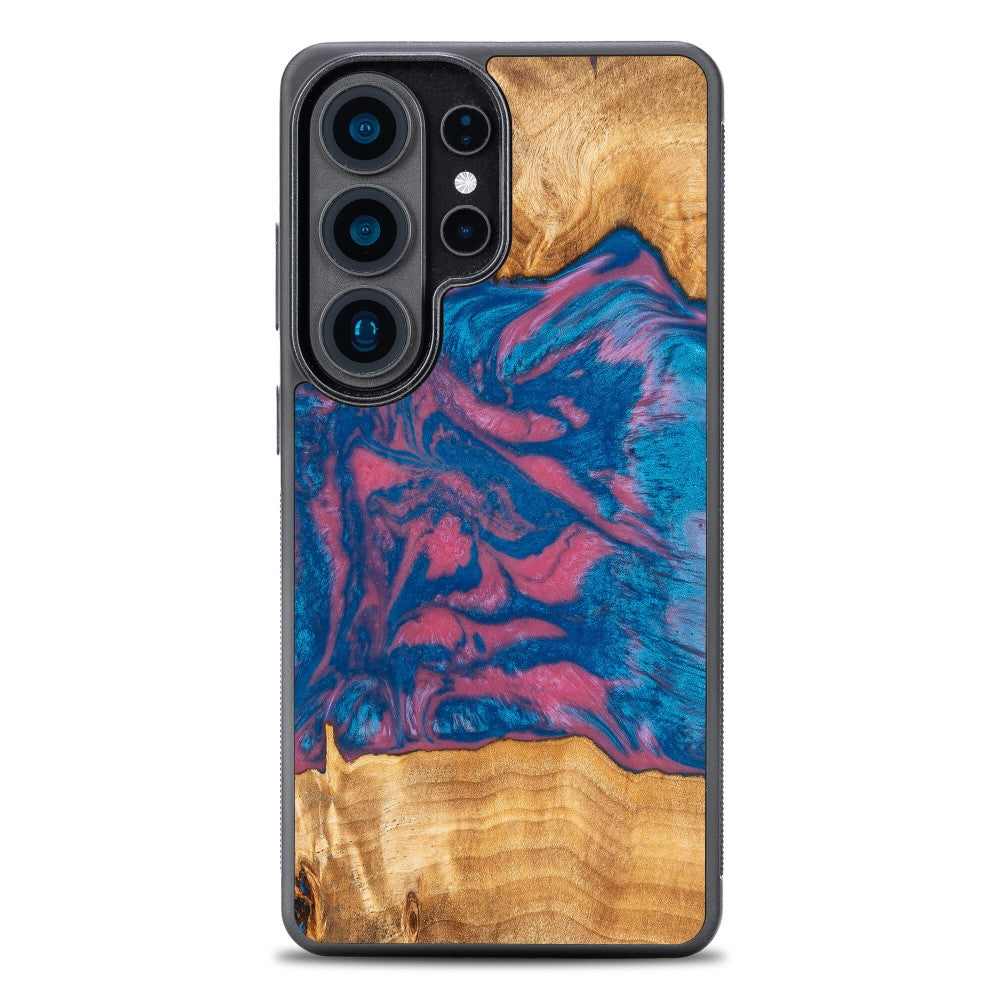 Holzhülle für Galaxy S26 Ultra, Bewood Unique Neons Vegas