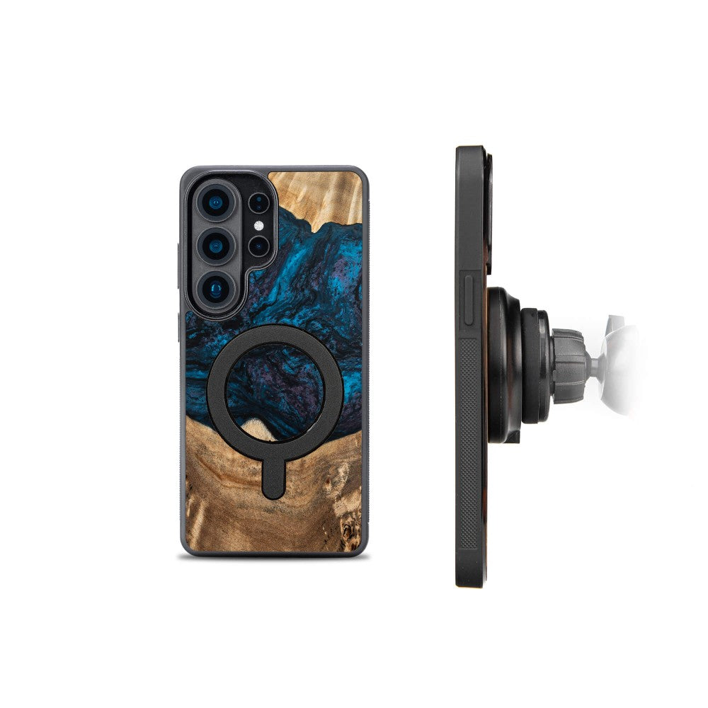 Holzhülle für Galaxy S26 Ultra, Bewood Unique Planets Neptun für MagSafe