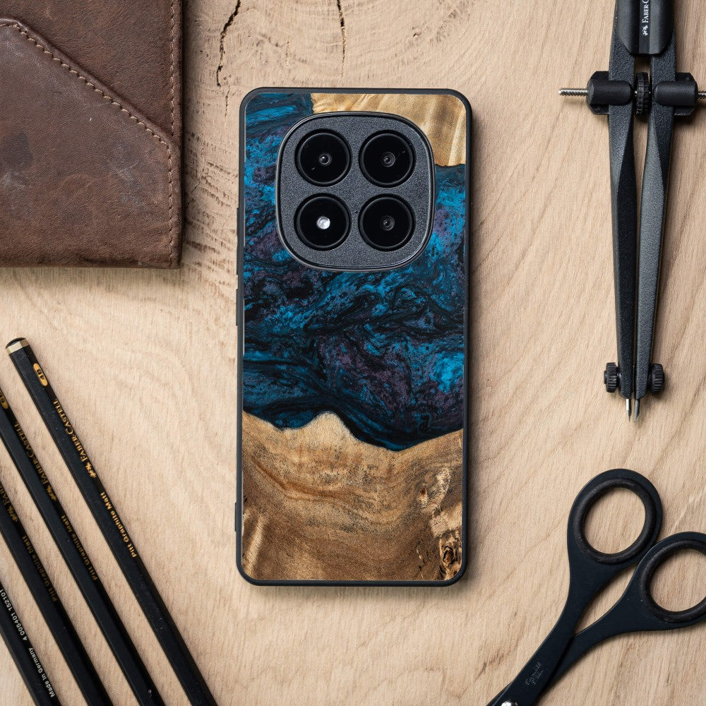 Holzhülle für Xiaomi Redmi Note 15 Pro 5G, Bewood Unique Planets Neptun