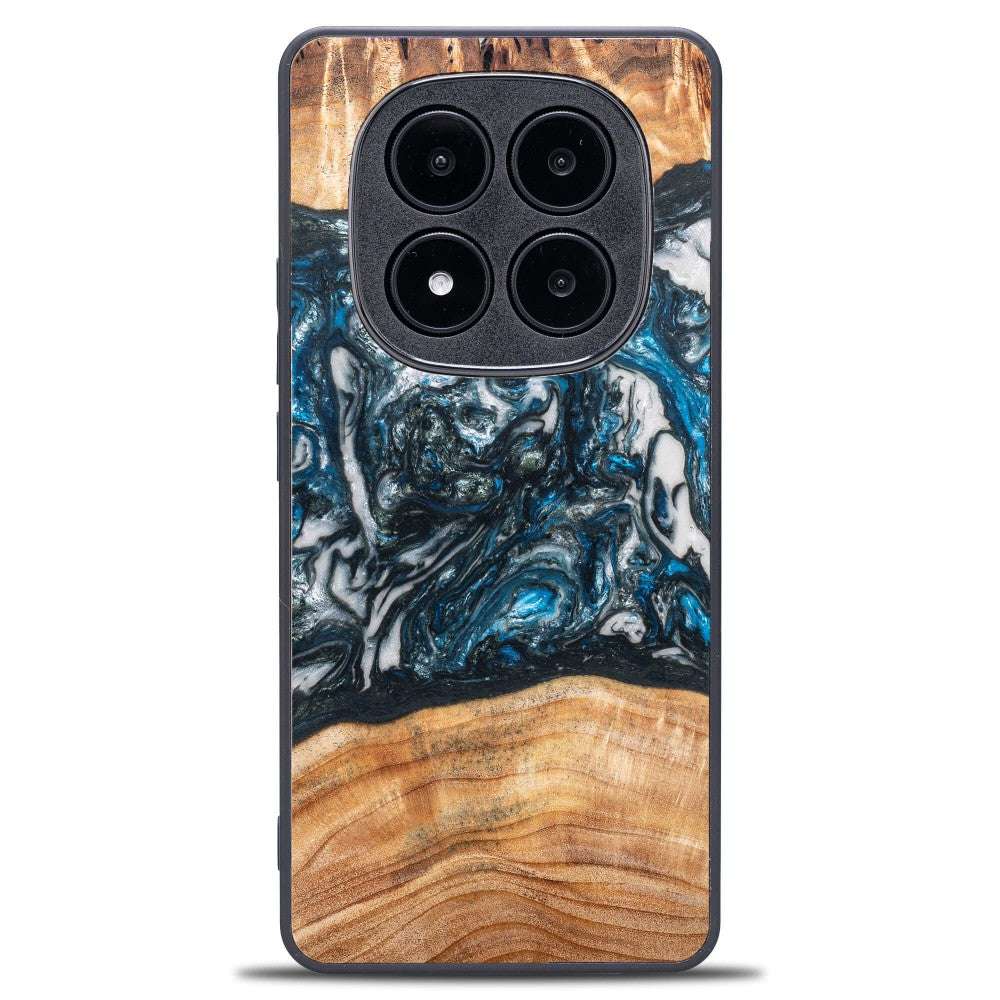 Holzhülle für Xiaomi Redmi Note 15 5G / Xiaomi POCO M8 5G, Bewood Unique Planets Erde