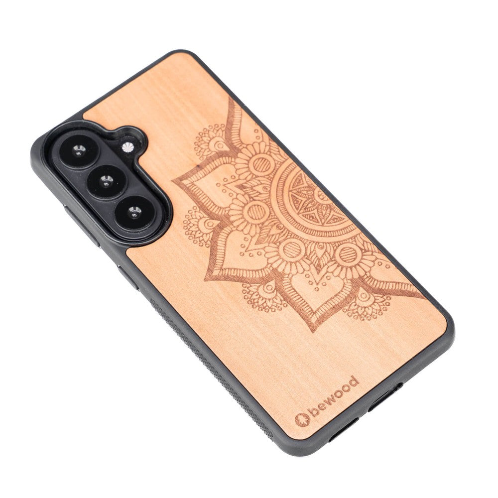 Holzhülle für Galaxy A57 5G, Bewood Apfelbaum Mandala
