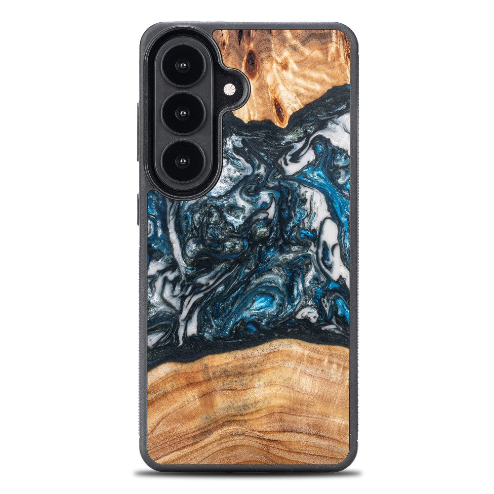 Holzhülle für Galaxy A57 5G, Bewood Unique Planets Erde
