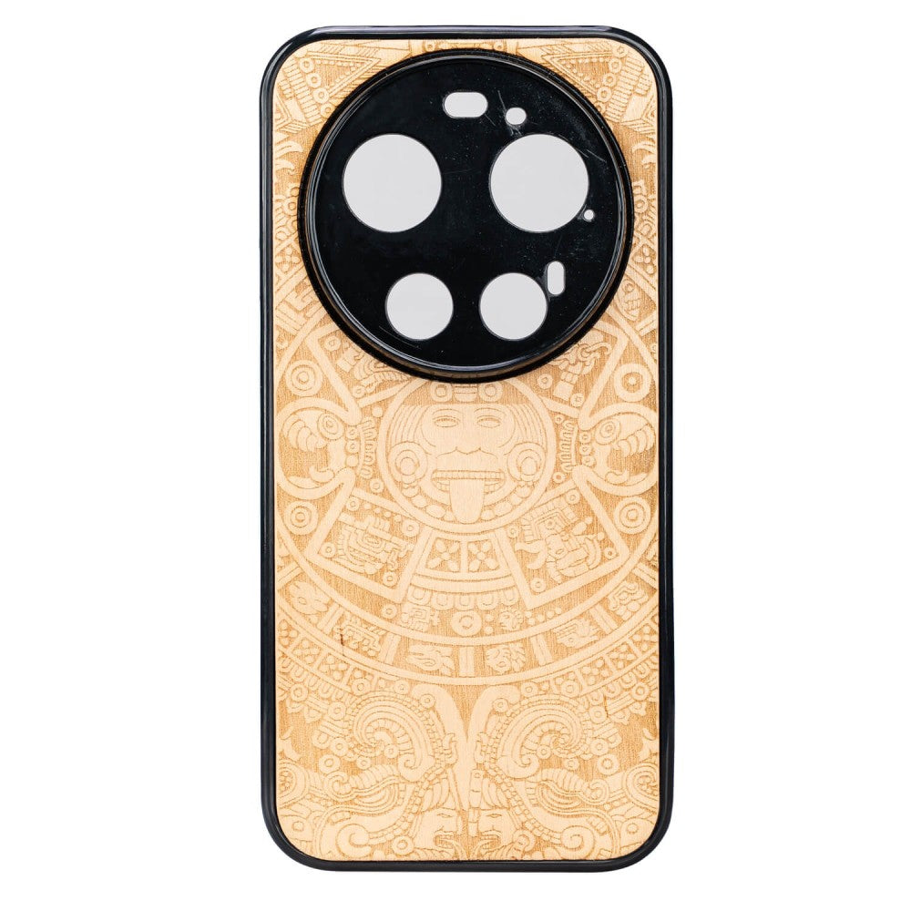 Holzhülle für Xiaomi 17 Ultra, Bewood Aniegre Aztekischer Kalender