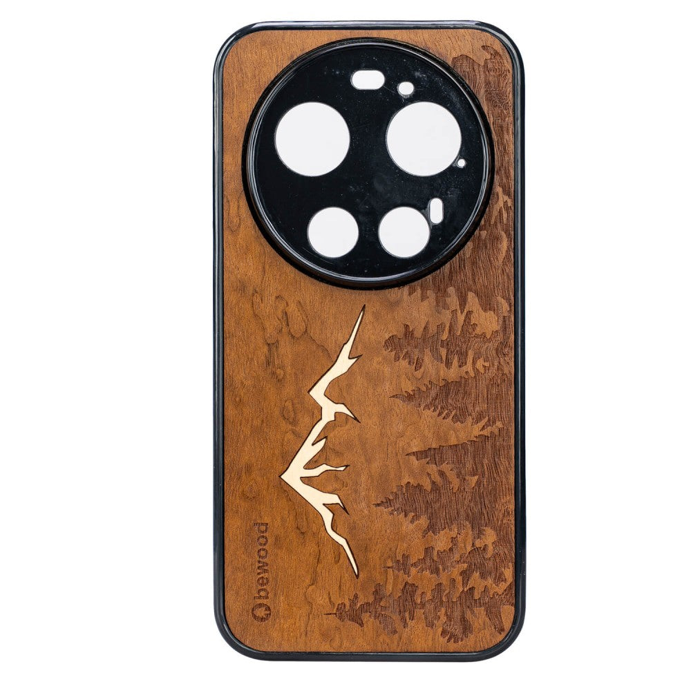 Holzhülle für Xiaomi 17 Ultra, Bewood Imbuia-Gebirge