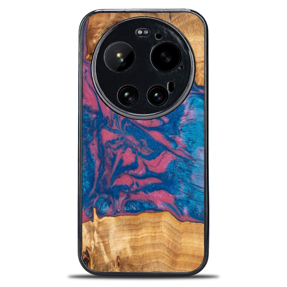 Holzhülle für Xiaomi 17 Ultra, Bewood Unique Neons Vegas