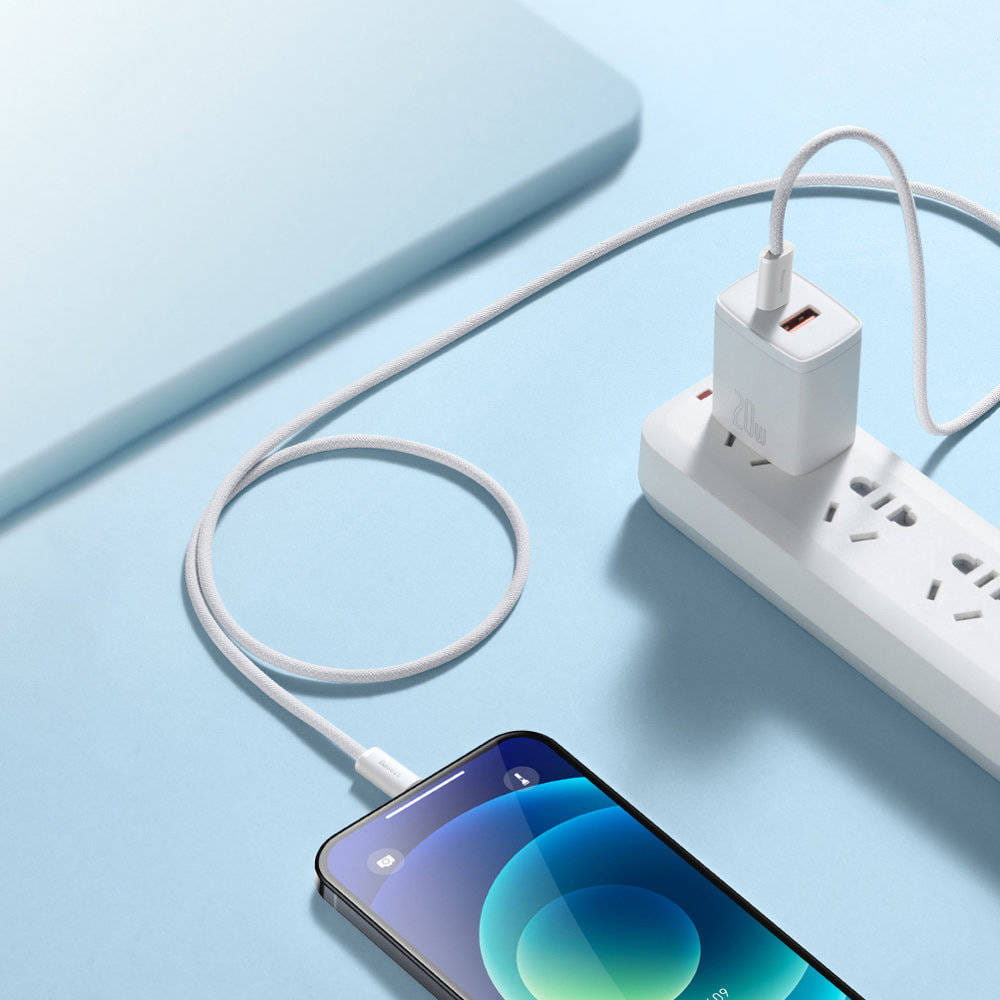 Dynamic Series Baseus USB-C zu Lightning 20W PD Kabel 2m, weiß