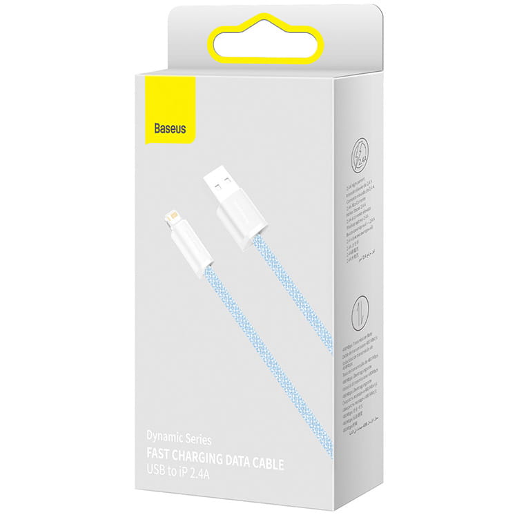 Dynamic Series Baseus USB-A zu Lightning 20W PD Kabel 2m, blau