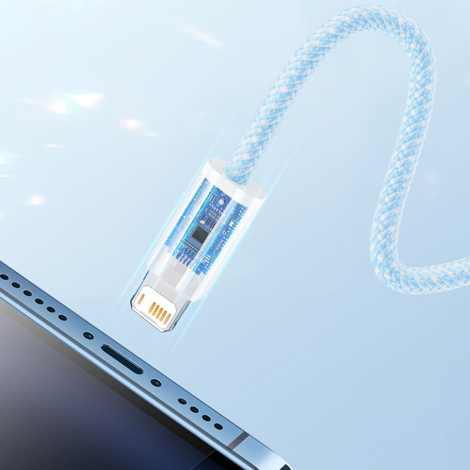 Dynamic Series Baseus USB-A zu Lightning 20W PD Kabel 2m, blau