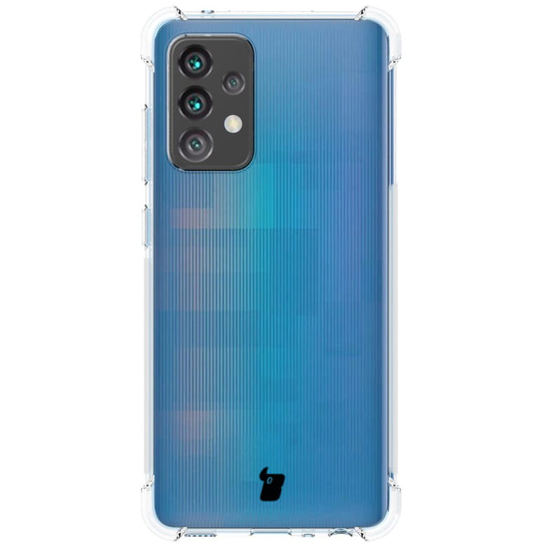 Schutzhülle + 2x Glas + Kameraschutz Bizon Case Clear Pack für Galaxy A52s 5G, A52 5G / 4G, Transparent