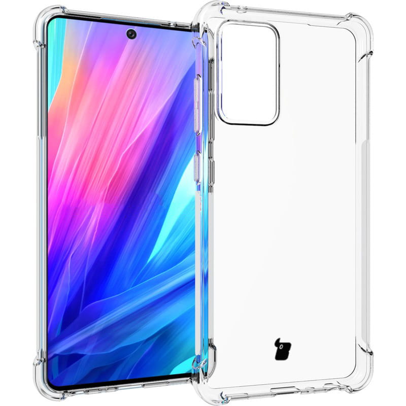 Schutzhülle + 2x Glas + Kameraschutz Bizon Case Clear Pack für Galaxy A52s 5G, A52 5G / 4G, Transparent