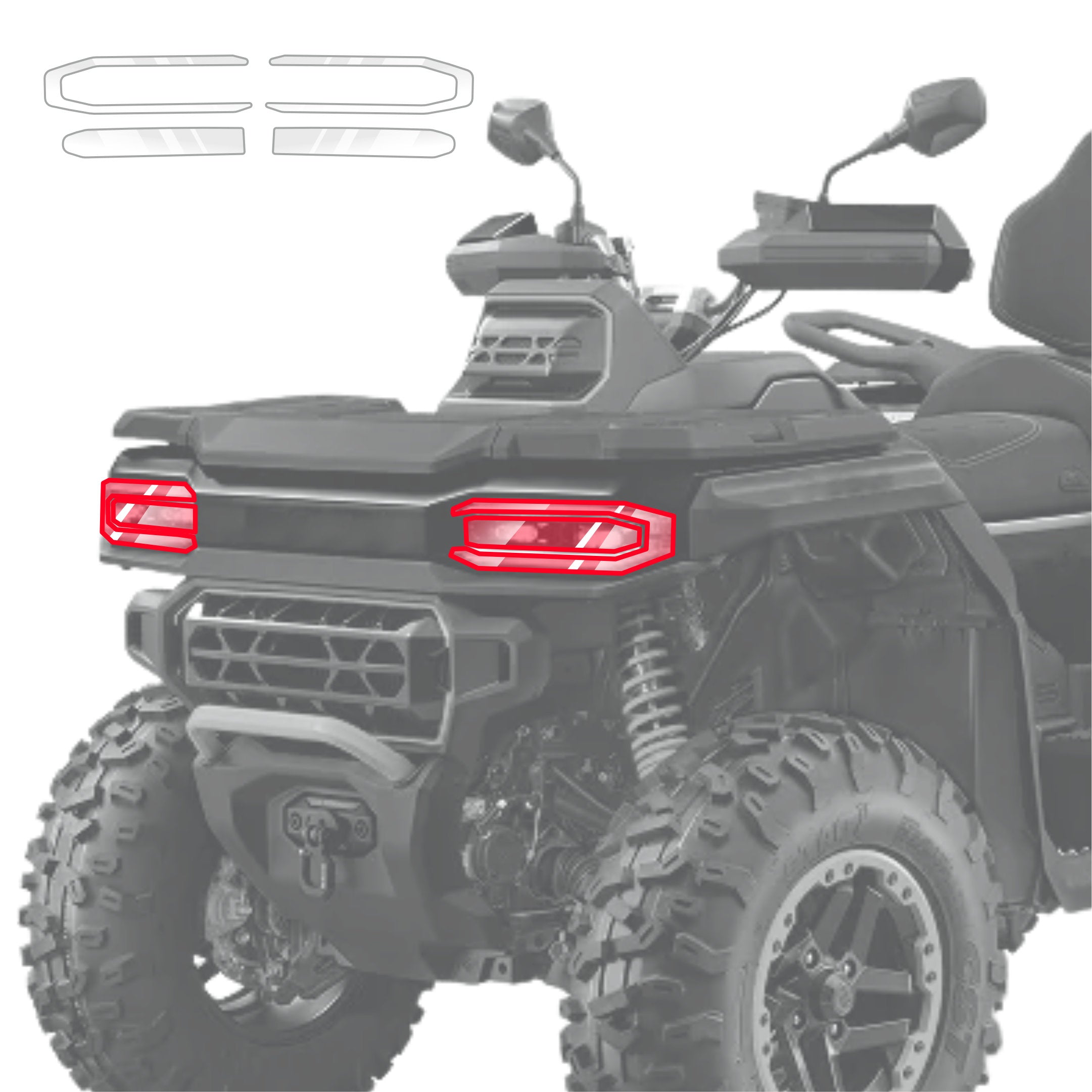 2in1 Schutzfolie Grizz Protector - GOES Terrox 1000 (2025-2026)