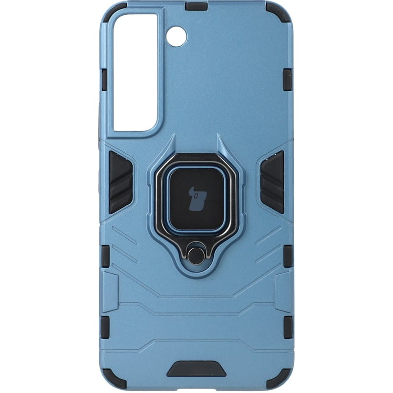 Schutzhülle Bizon Case Armor Ring für Galaxy S22 Plus, Dunkelblau