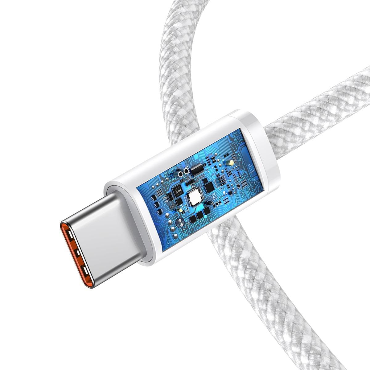 Dynamic Series Baseus USB-C zu USB-C 100W Kabel 2m, weiß