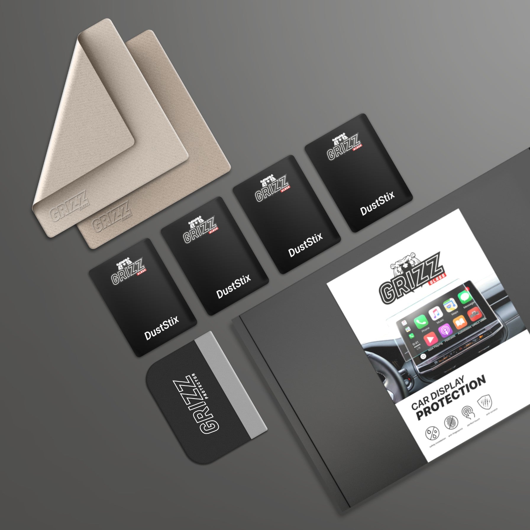 Keramische Autodisplayfolie für Skoda Superb 4 Virtual Cockpit (2024-2025), Grizz Protector