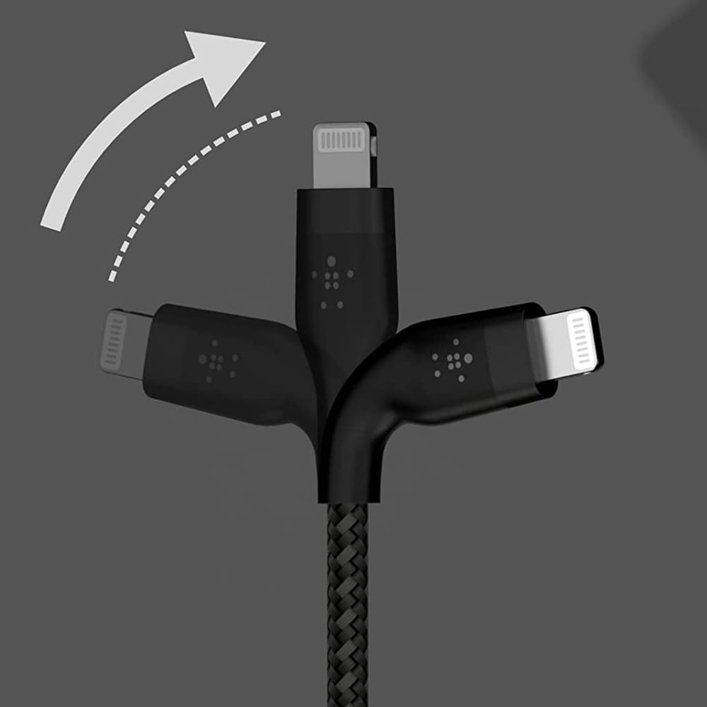 Kabel Belkin Boost Charge Pro Flex Braided USB-A für Lightning 2m, Schwarz