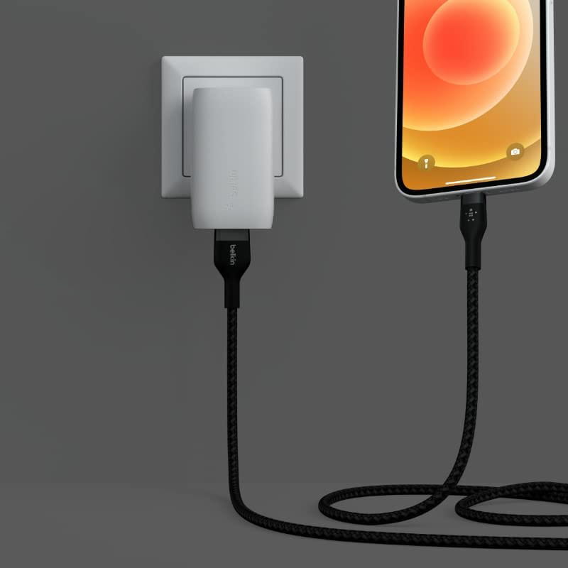 Kabel Belkin Boost Charge Pro Flex Braided USB-A für Lightning 2m, Schwarz