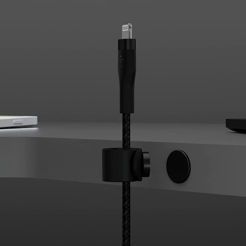 Kabel Belkin Boost Charge Pro Flex Braided USB-A für Lightning 2m, Schwarz