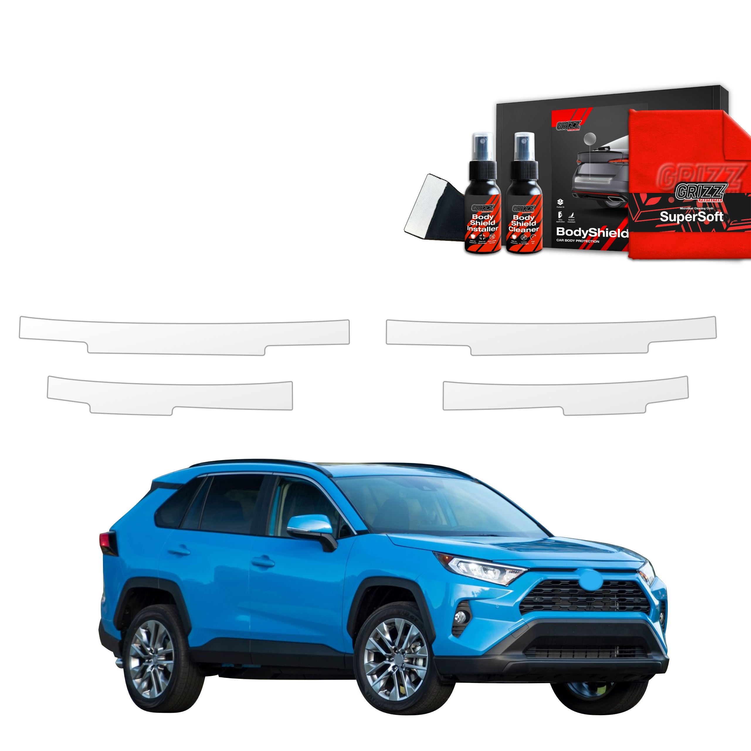 4in1 Schutzfolie Grizz Protector für Schweller - Toyota RAV4 HEV (2021-2026)