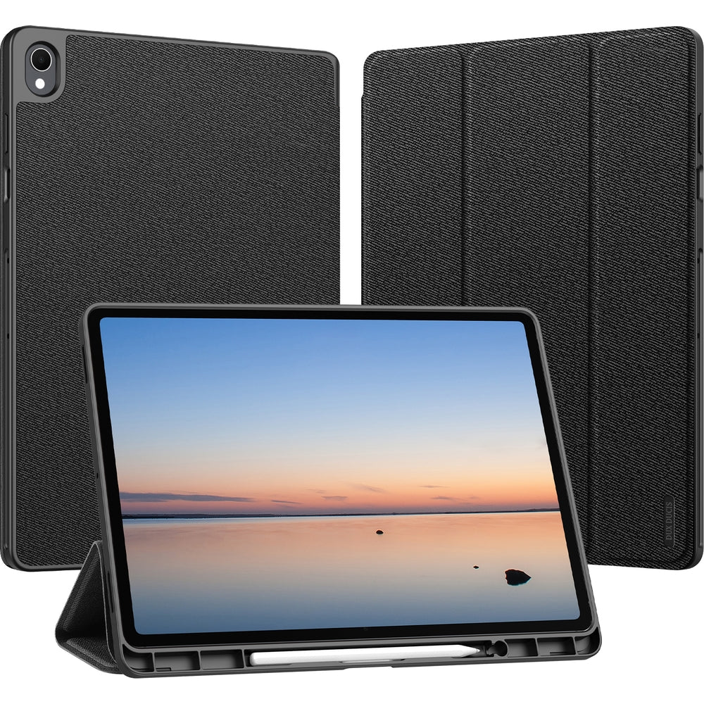 Schutzhülle mit Klappe für Galaxy Tab S12 Plus, Dux Ducis Domo, Schwarz (1/13)