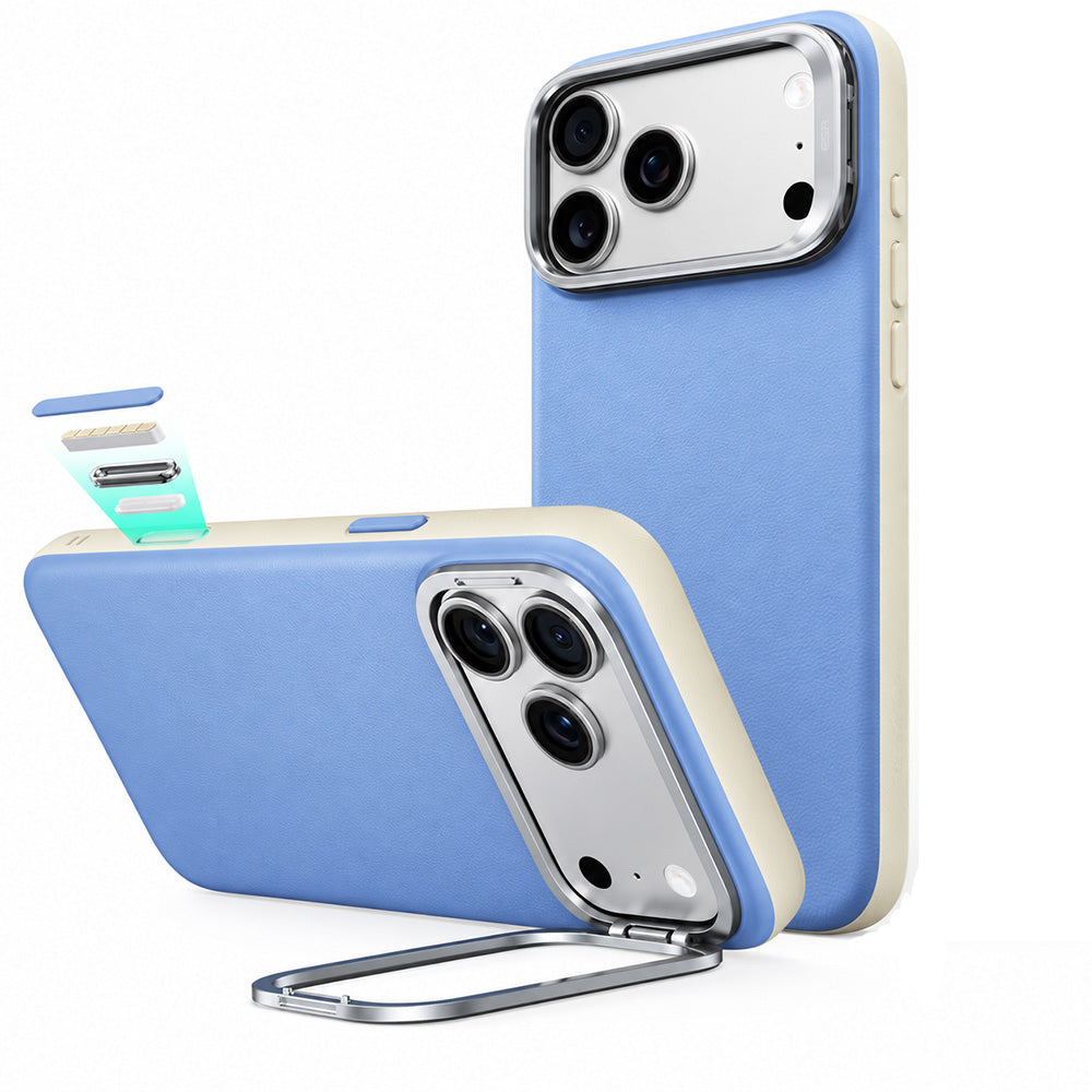 Handyhülle für iPhone 18 Pro / 17 Pro, ESR Atelier Kickstand mit MagSafe, Blau (1/9)