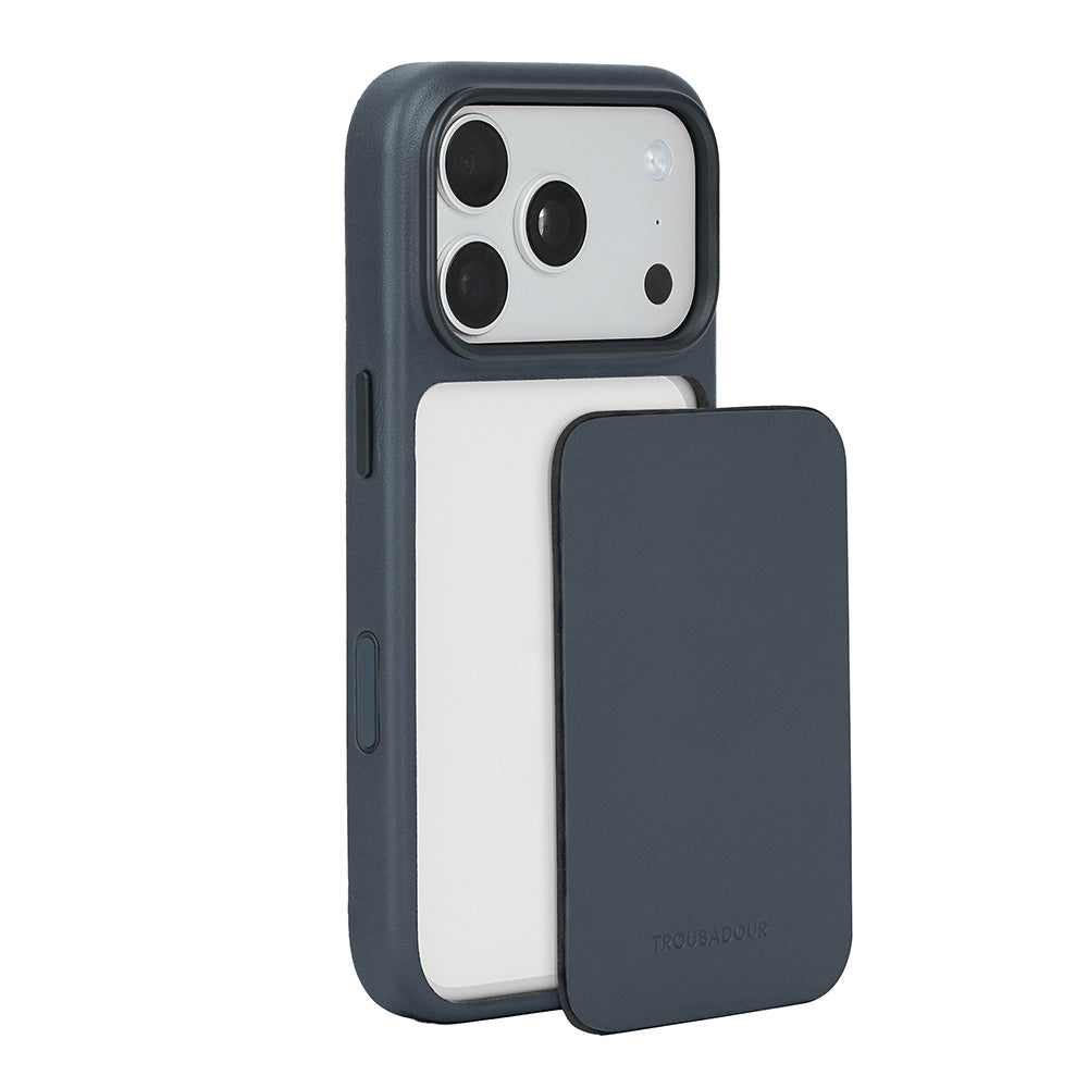 Lederhülle mit modularer Rückseite Troubadour Modular Leather Case für MagSafe für iPhone 18 Pro Max, Graphit (1/9)