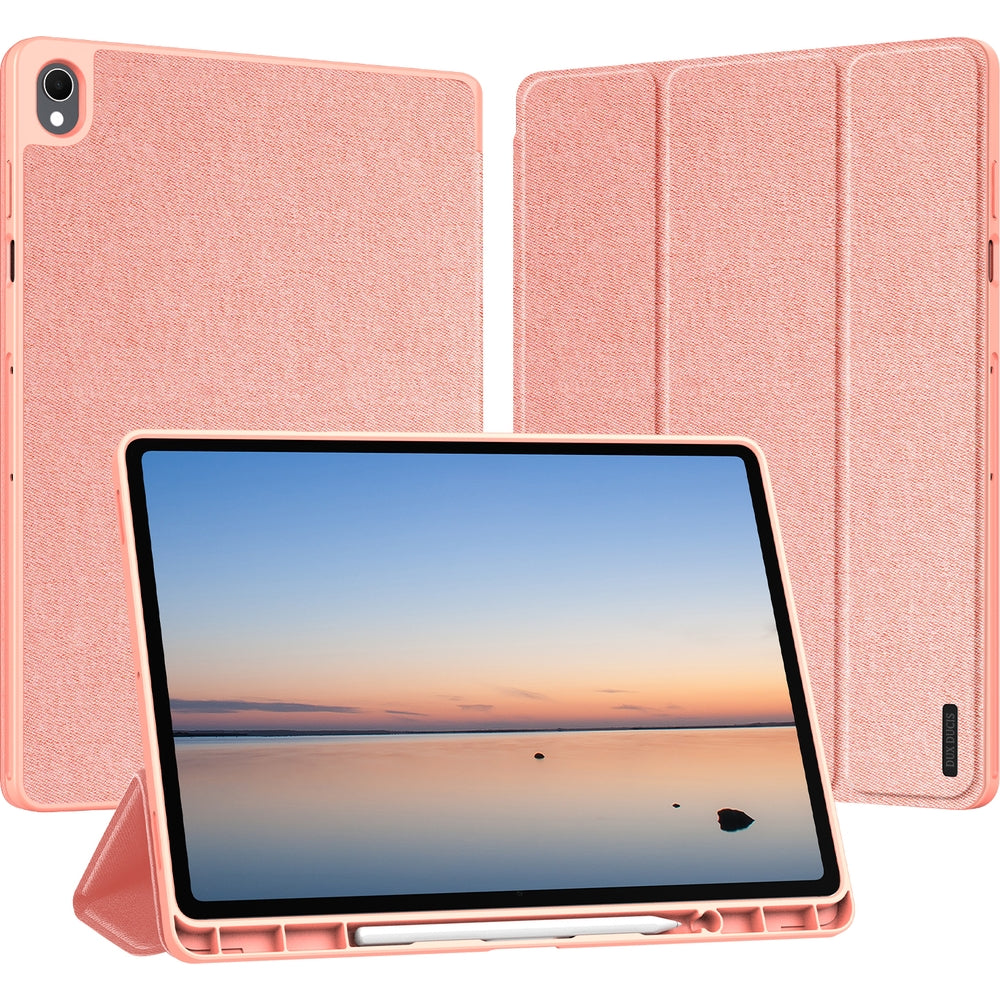 Schutzhülle mit Klappe für Galaxy Tab S12 Plus, Dux Ducis Domo, Rosa (1/13)