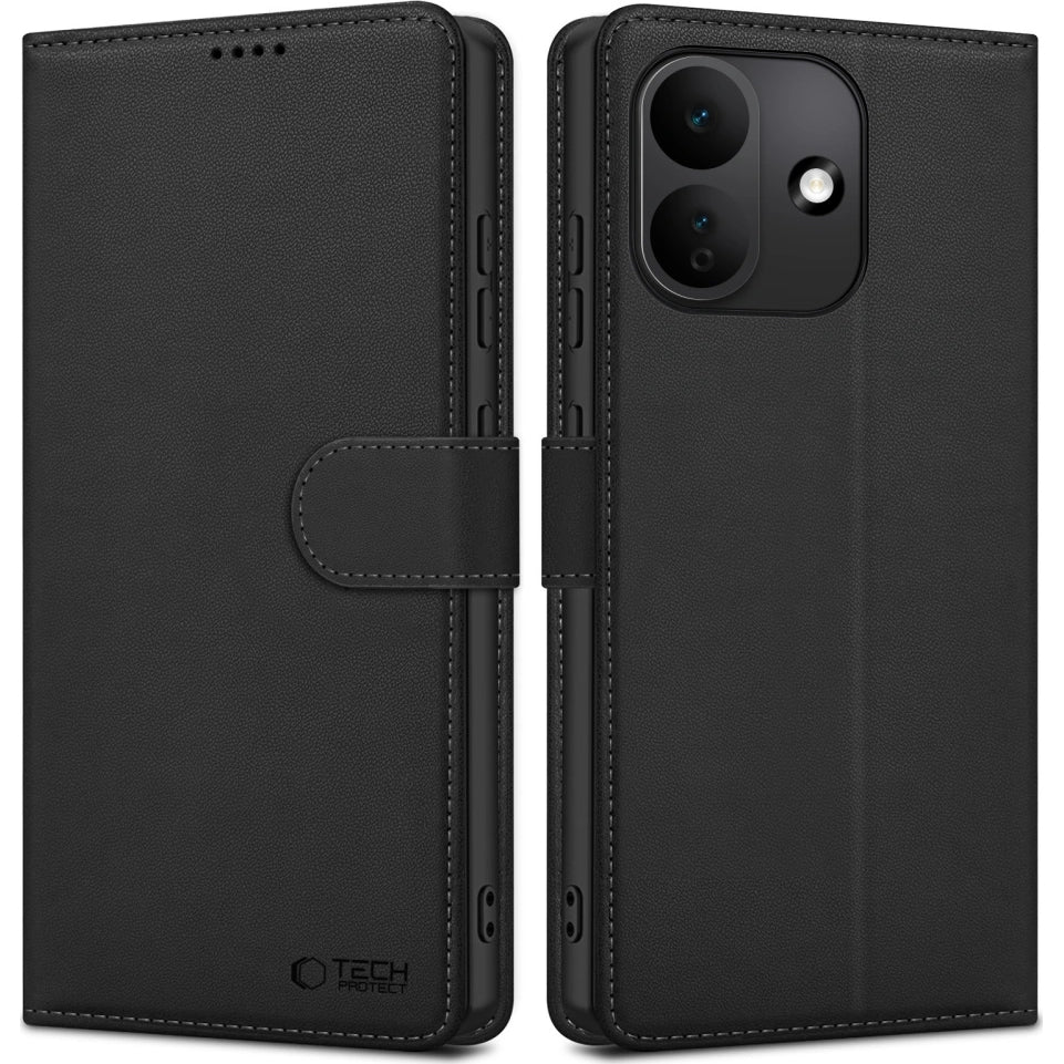 Handyhülle mit Klappe für Xiaomi Redmi Note 17 Pro 5G, Tech-Protect Wallet, Schwarz (1/7)